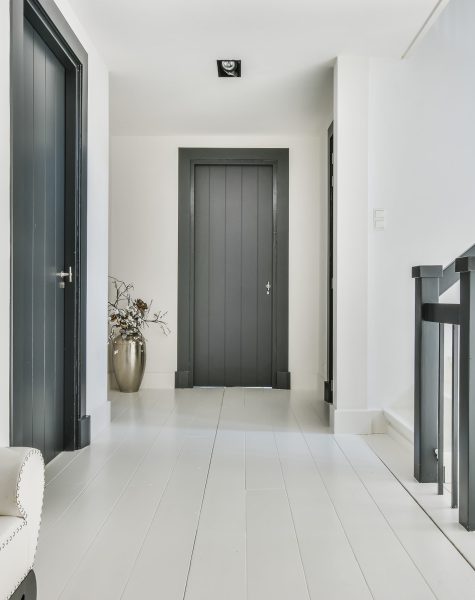 Stairs in the luxury hallway looking elegance